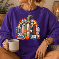 Gilmore Girls Inspired Bookish Pumpkin Crewneck Sweatshirt