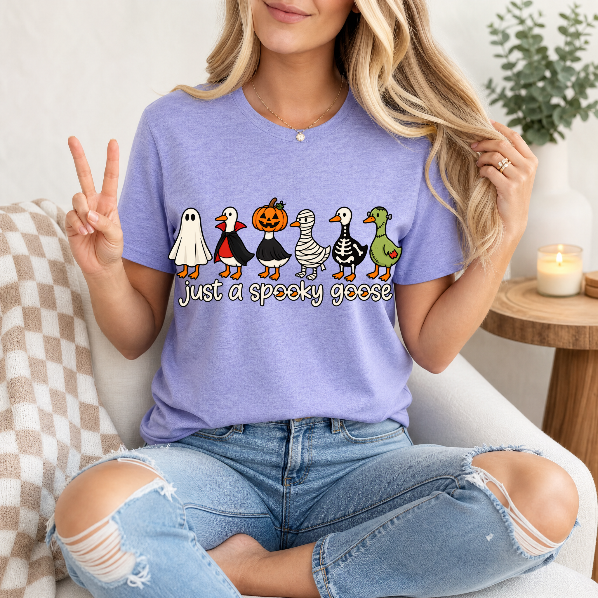 Spooky Goose x6 Premium Graphic Tee