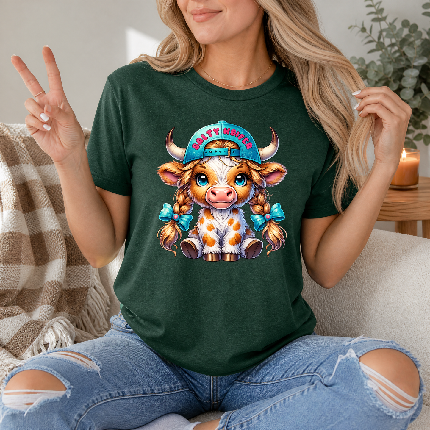 Salty Heifer Premium Graphic Tee