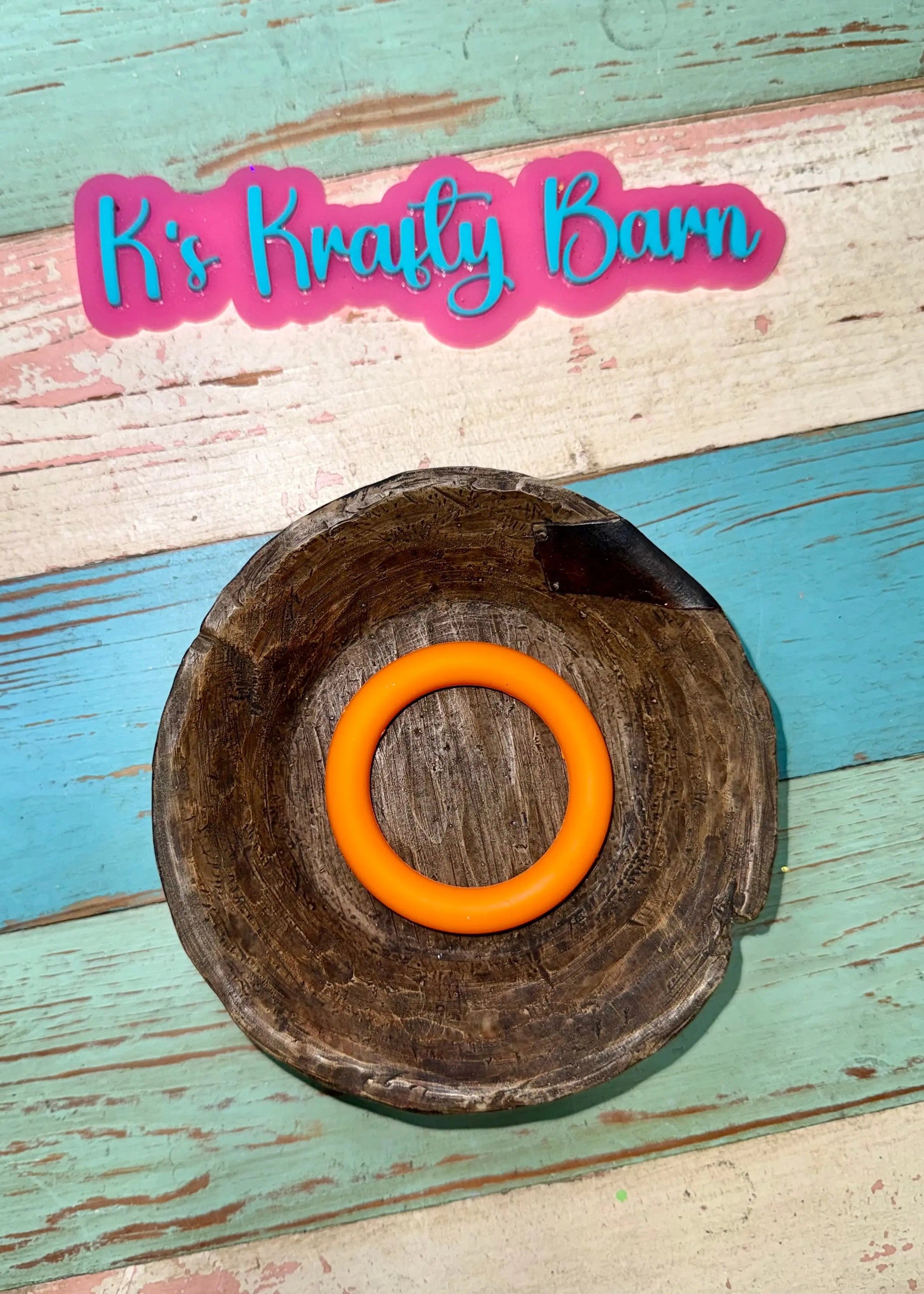 65mm Silicone Round Ring- solid colors K's Krafty Barn