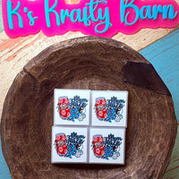 Silicone Focal Bead- Mom Juice DrP K's Krafty Barn
