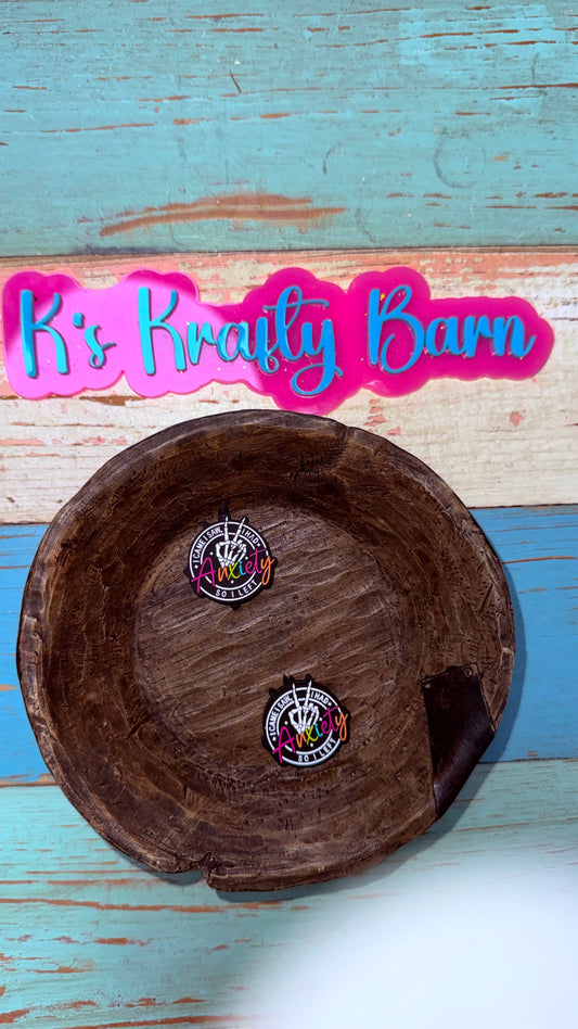 Wholesale Silicone Focal Bead- I had anxiety