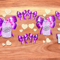 #309 Dr P with purple bows K's Krafty Barn