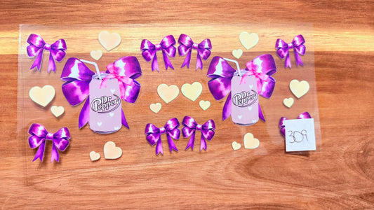 #309 Dr P with purple bows K's Krafty Barn