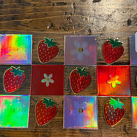 #782 Strawberry Holographic K's Krafty Barn