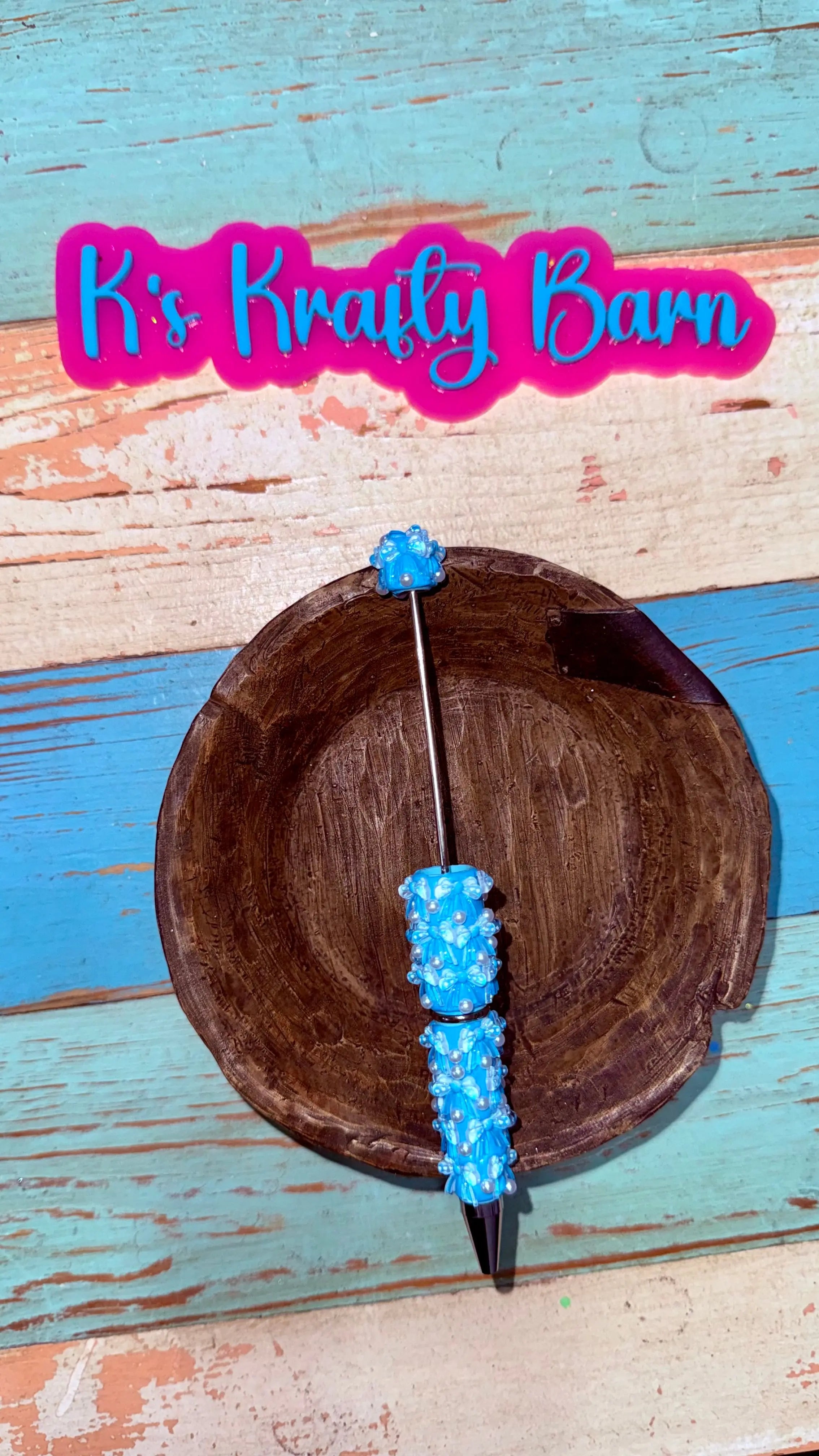 Beadable Pens-Rhinestone Super Blingy “Fancy” K's Krafty Barn
