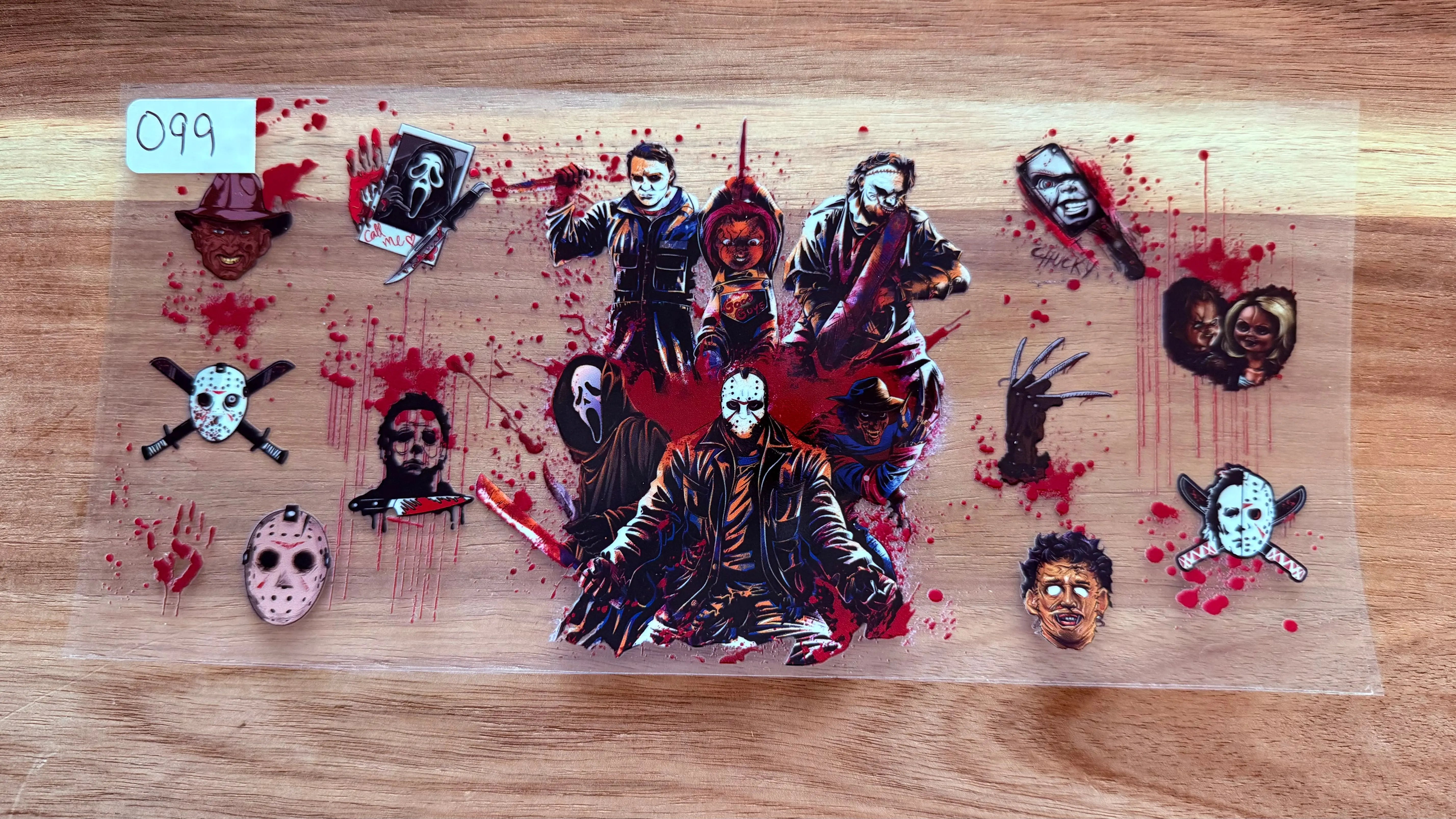 #99 Blood Splatter Characters K's Krafty Barn