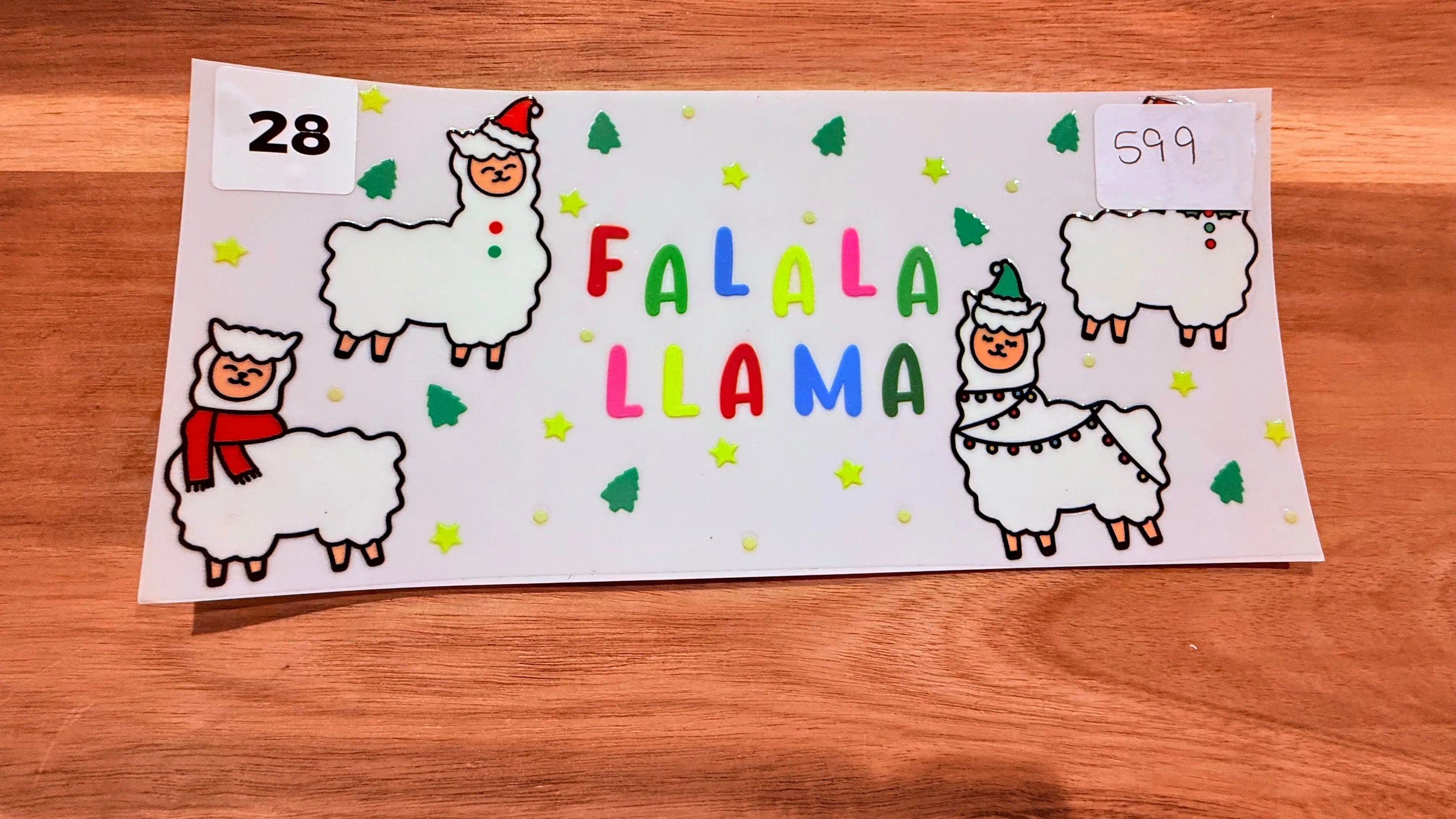 #599 Falala Llama K's Krafty Barn