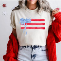 American Flag Bow K's Crafty Vibes Co.