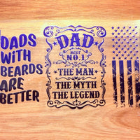 #254 Dads with beards K's Krafty Barn