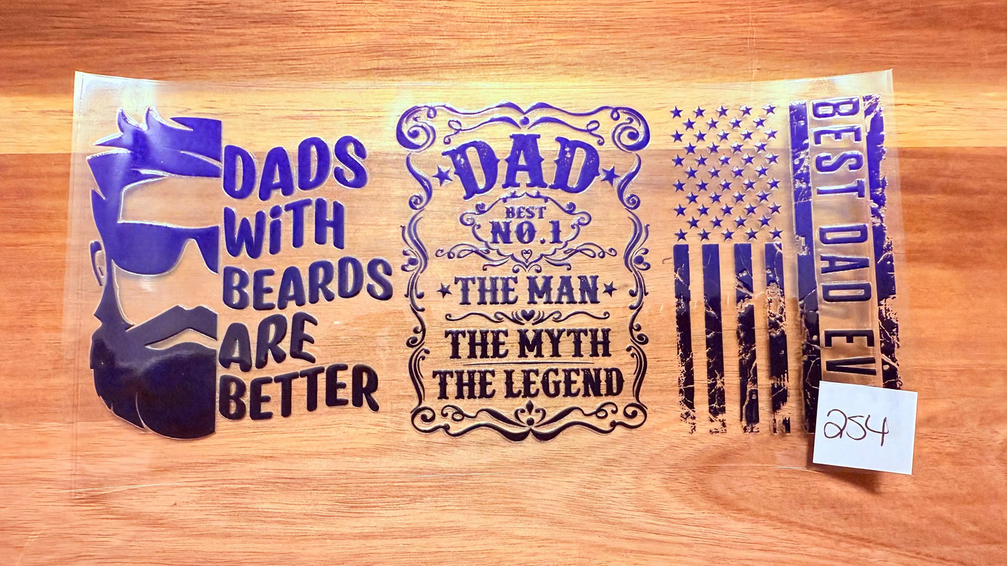 #254 Dads with beards K's Krafty Barn