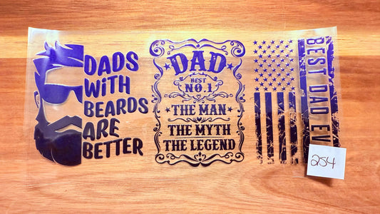 #254 Dads with beards K's Krafty Barn