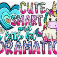 Cute & Smart Unicorn K's Crafty Vibes Co.