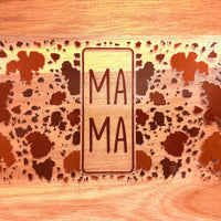 #241 Mama brown cow print K's Krafty Barn