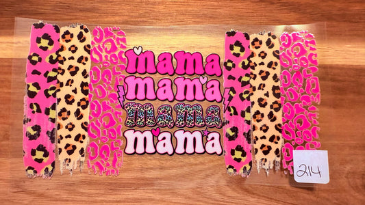 #214 Mama with animal prints