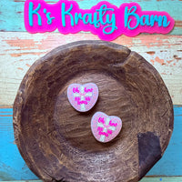 Silicone Focal Bead- Oh how He loves us K's Krafty Barn