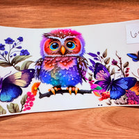 #655 Owl with Butterfly K's Krafty Barn