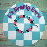 Retro Raceway Wristlet