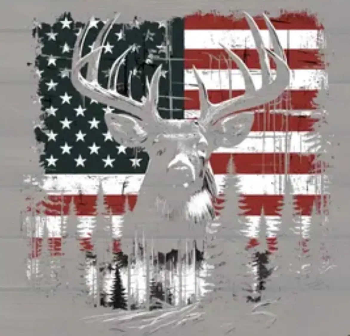 Buck Flag K's Crafty Vibes Co.