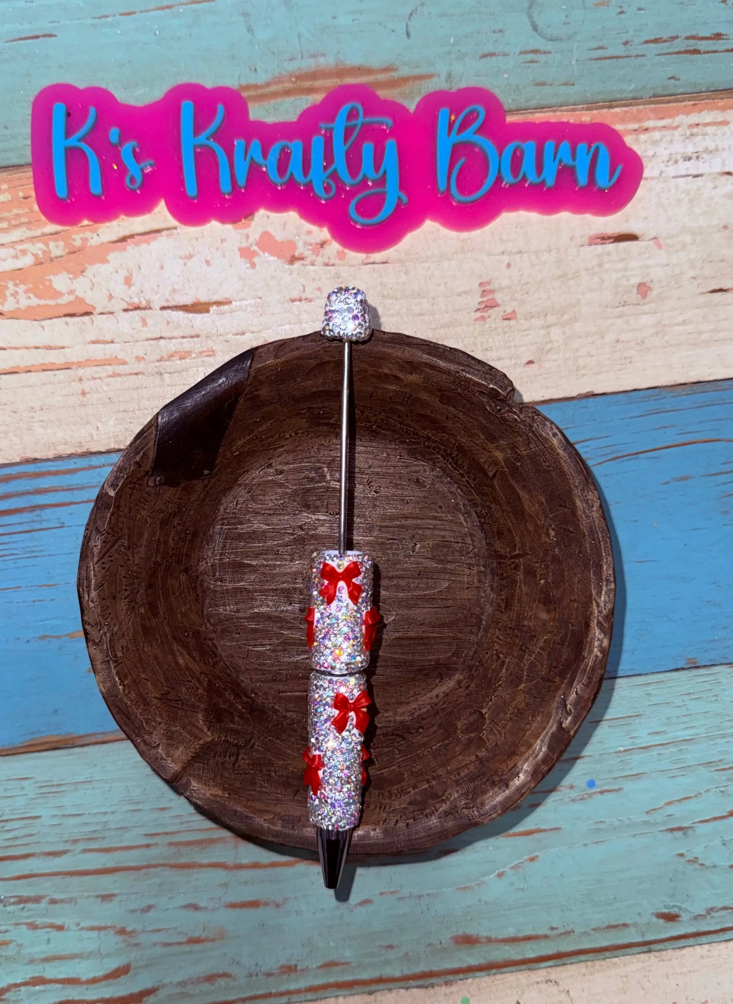Beadable Pens-Rhinestone Super Blingy “Fancy” K's Krafty Barn
