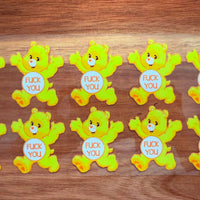 #327 Care Bear- Yellow K's Krafty Barn