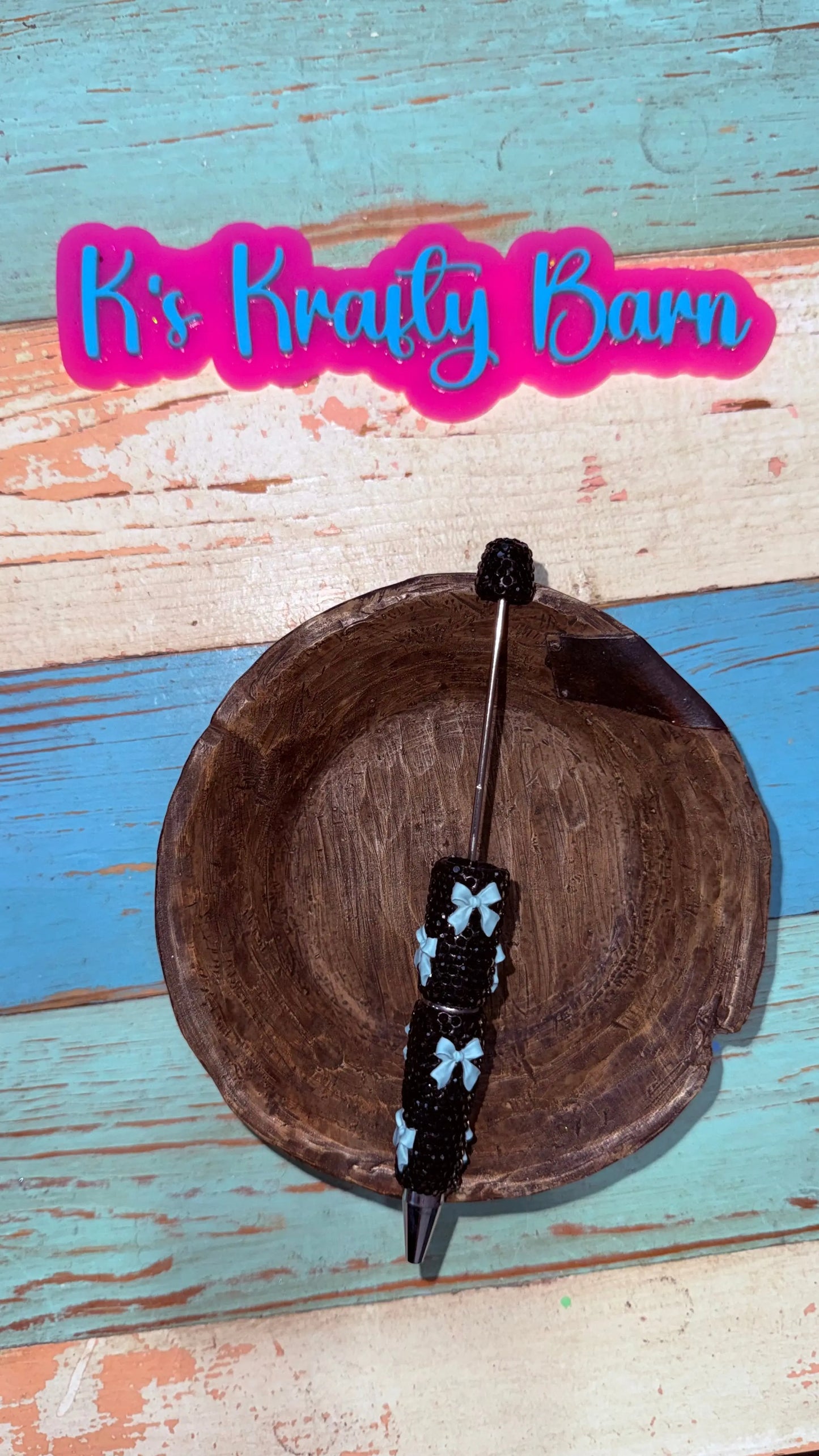 Beadable Pens-Rhinestone Super Blingy “Fancy” K's Krafty Barn