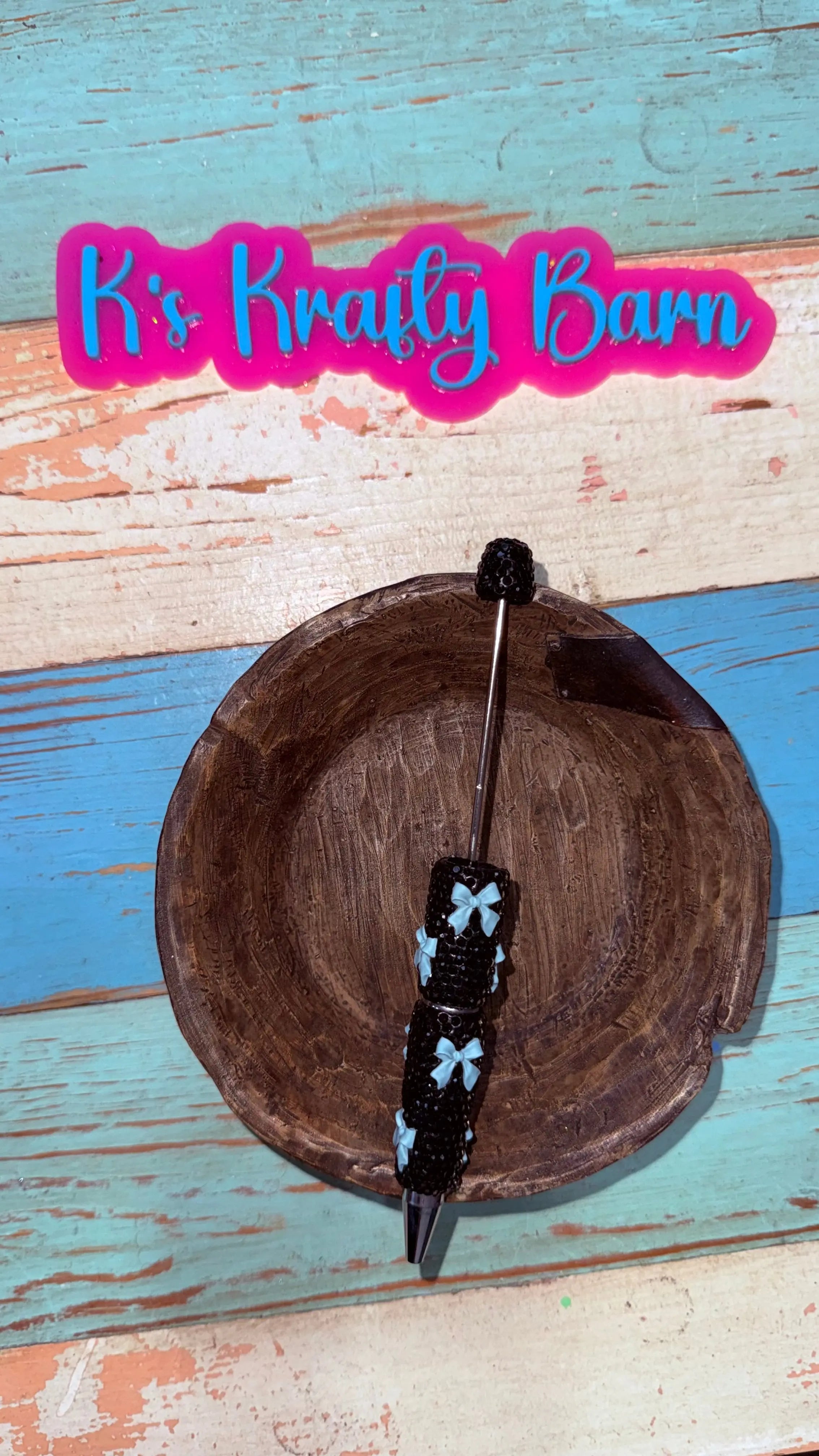 Beadable Pens-Rhinestone Super Blingy “Fancy” K's Krafty Barn