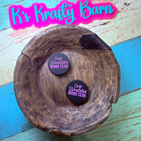 Silicone Focal Bead-Purple overstimulated Moms club K's Krafty Barn