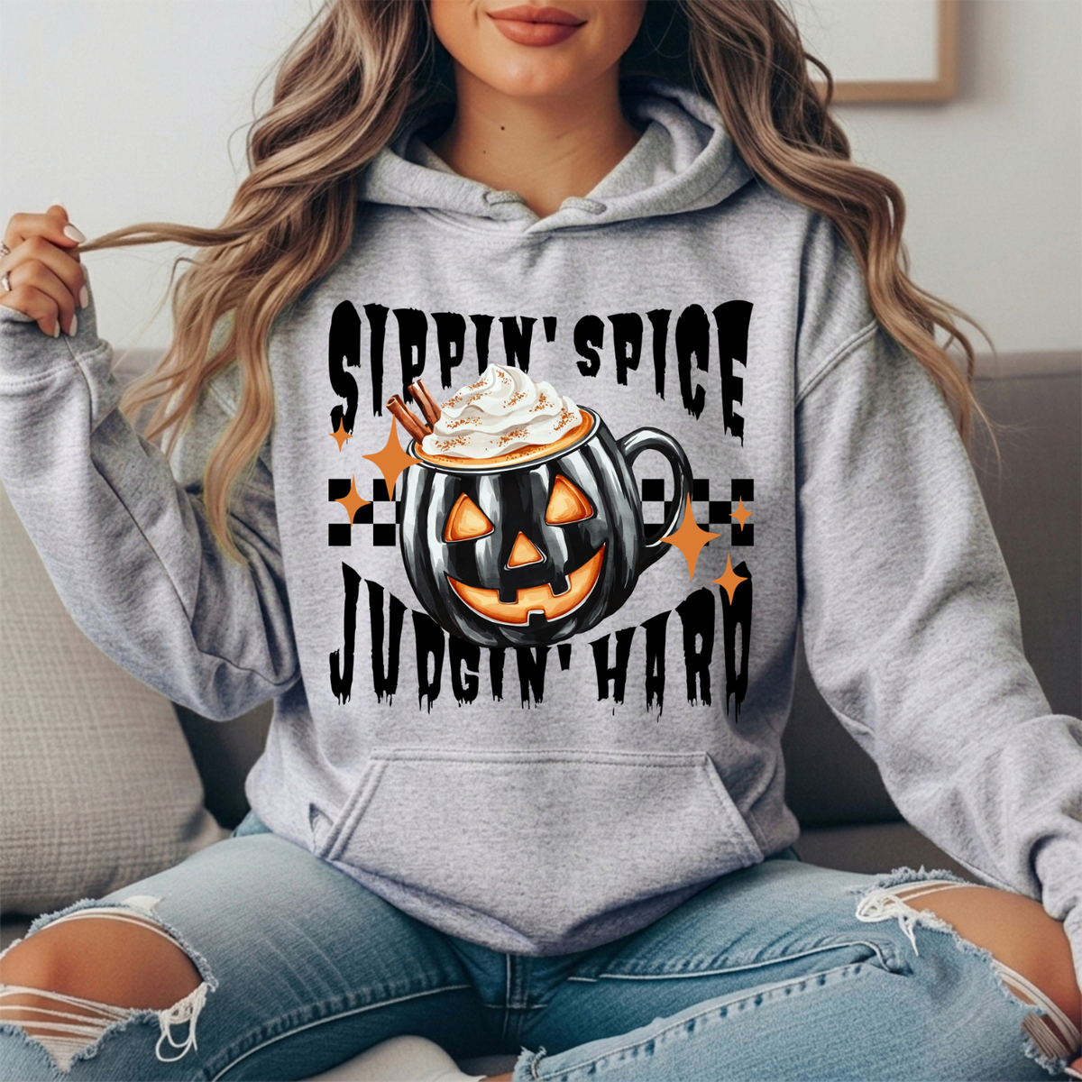Sippin' Spice Premium Hoodie Sweatshirt