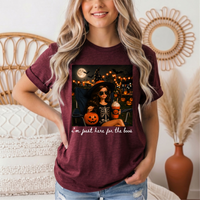 I'm Just Here for the Boos Halloween Graphic Tee