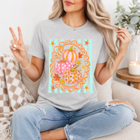 Autumn Pumpkin Glow Premium Graphic Tee