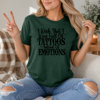 Tattoos Instead of Emotions Premium Graphic Tee