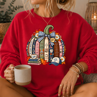 Gilmore Girls Inspired Bookish Pumpkin Crewneck Sweatshirt