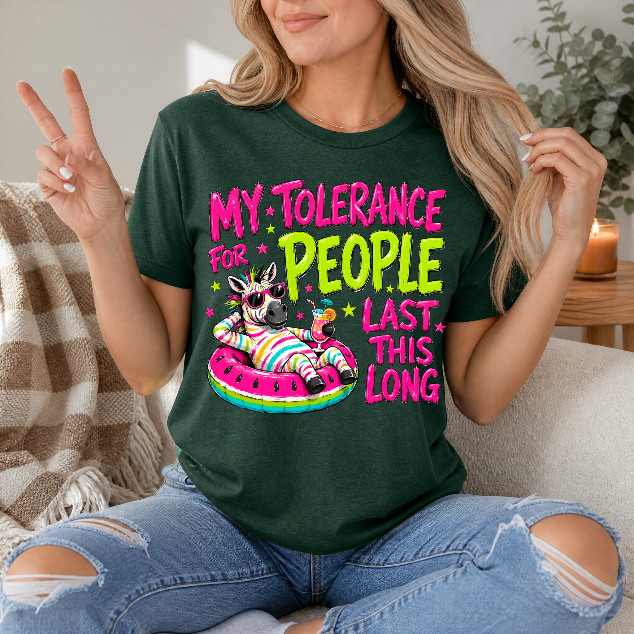 My Tolerance For People Premium Graphic Tee