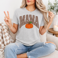 Gingham Mama Pumpkin Premium Graphic Tee