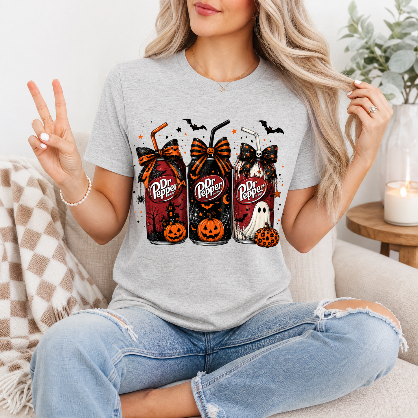 Halloween Soda Can Premium Graphic Tee