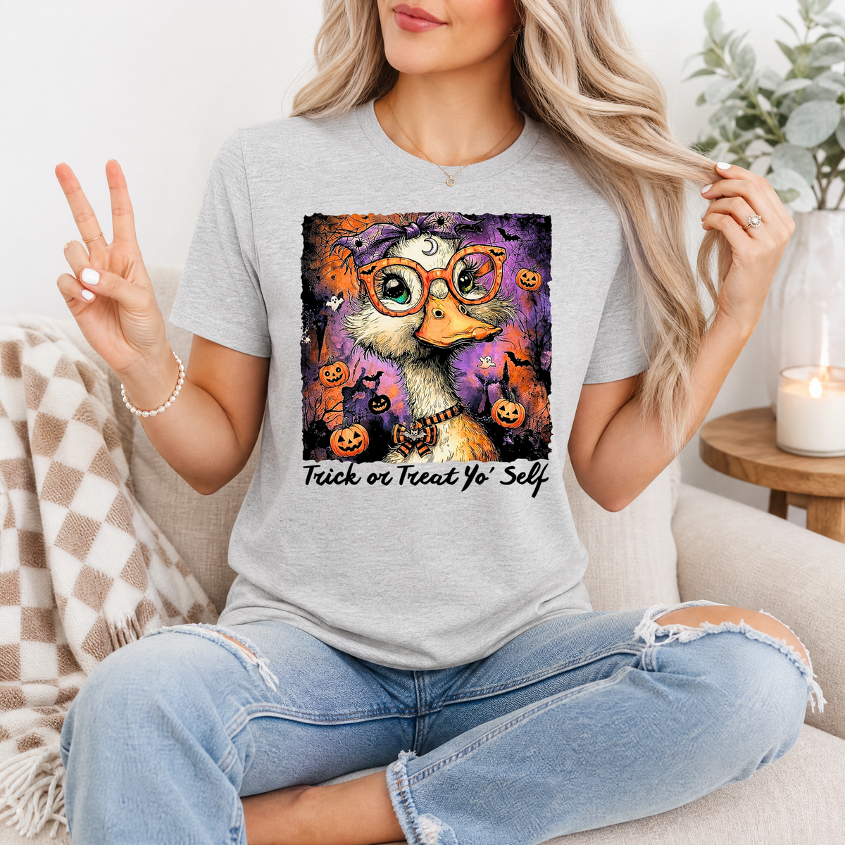 Trick or Treat Yo' Self Premium Graphic Tee