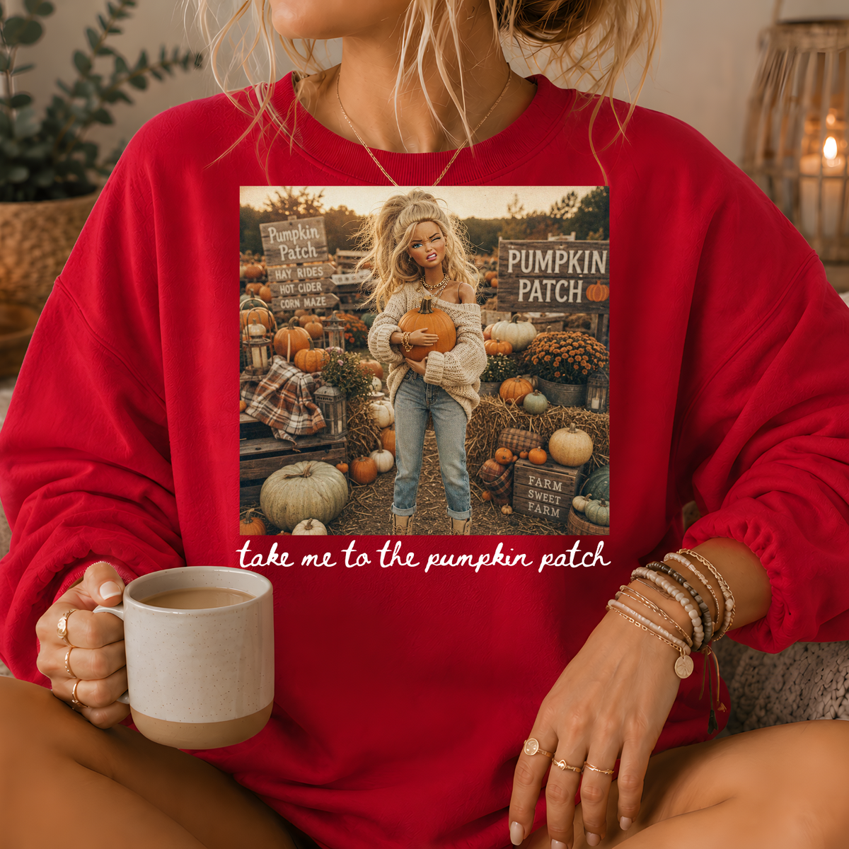 Take Me to the Pumpkin Patch Crewneck Sweatshirt