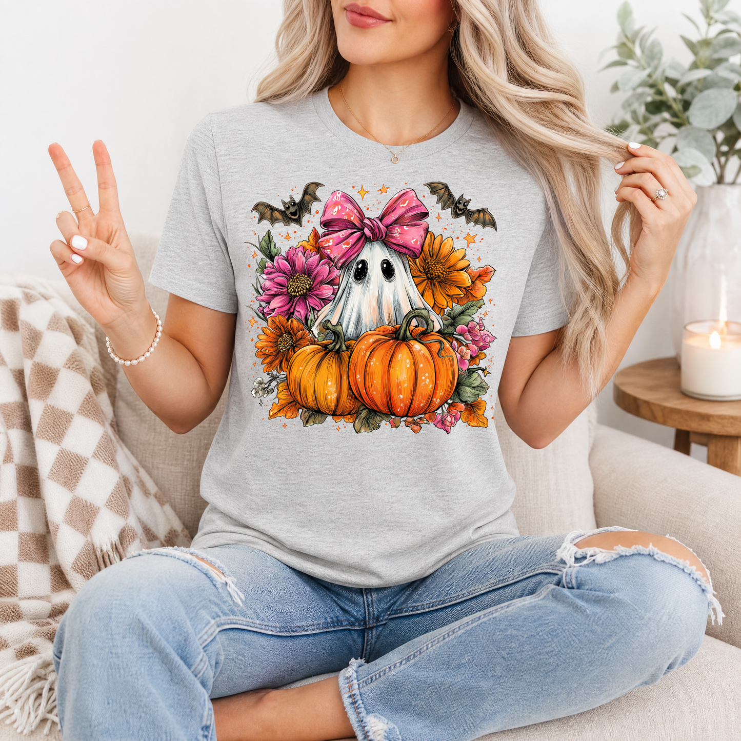 Pumpkin Patch Boo Premium Graphic Tee