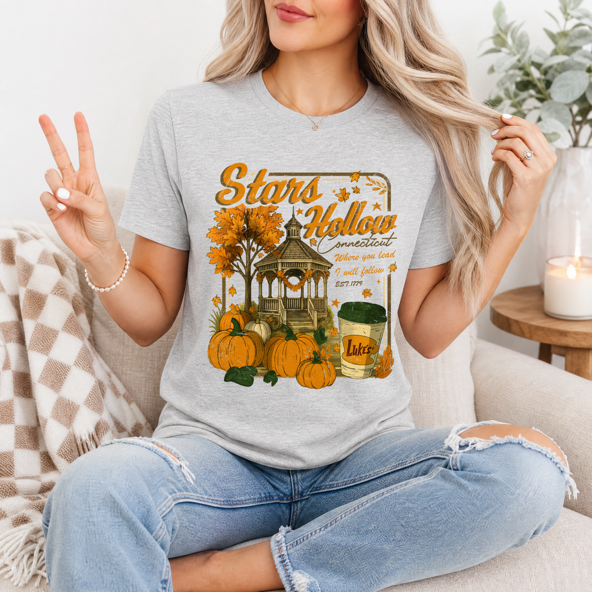 Stars Hollow Fall Premium Graphic Tee