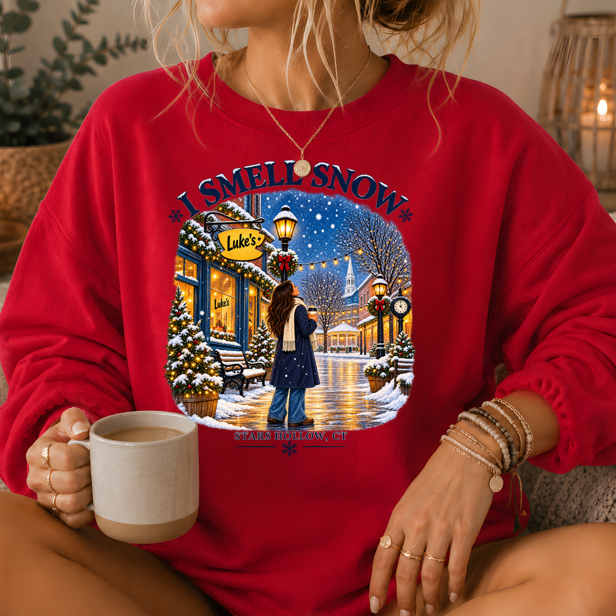 I Smell Snow Crewneck Sweatshirt