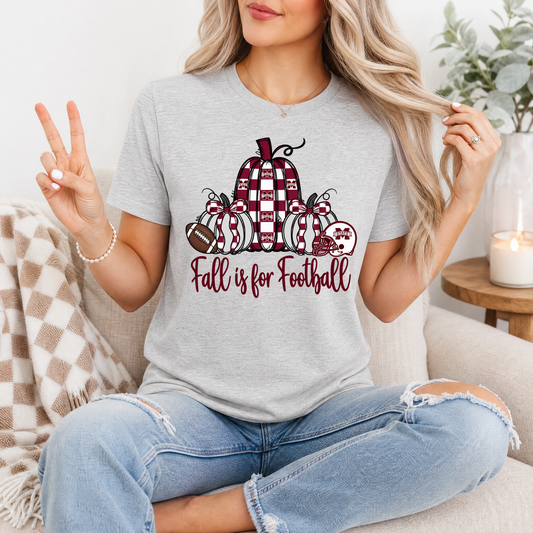 Fall Is For Football - Mississippi State Premium Graphic Tee