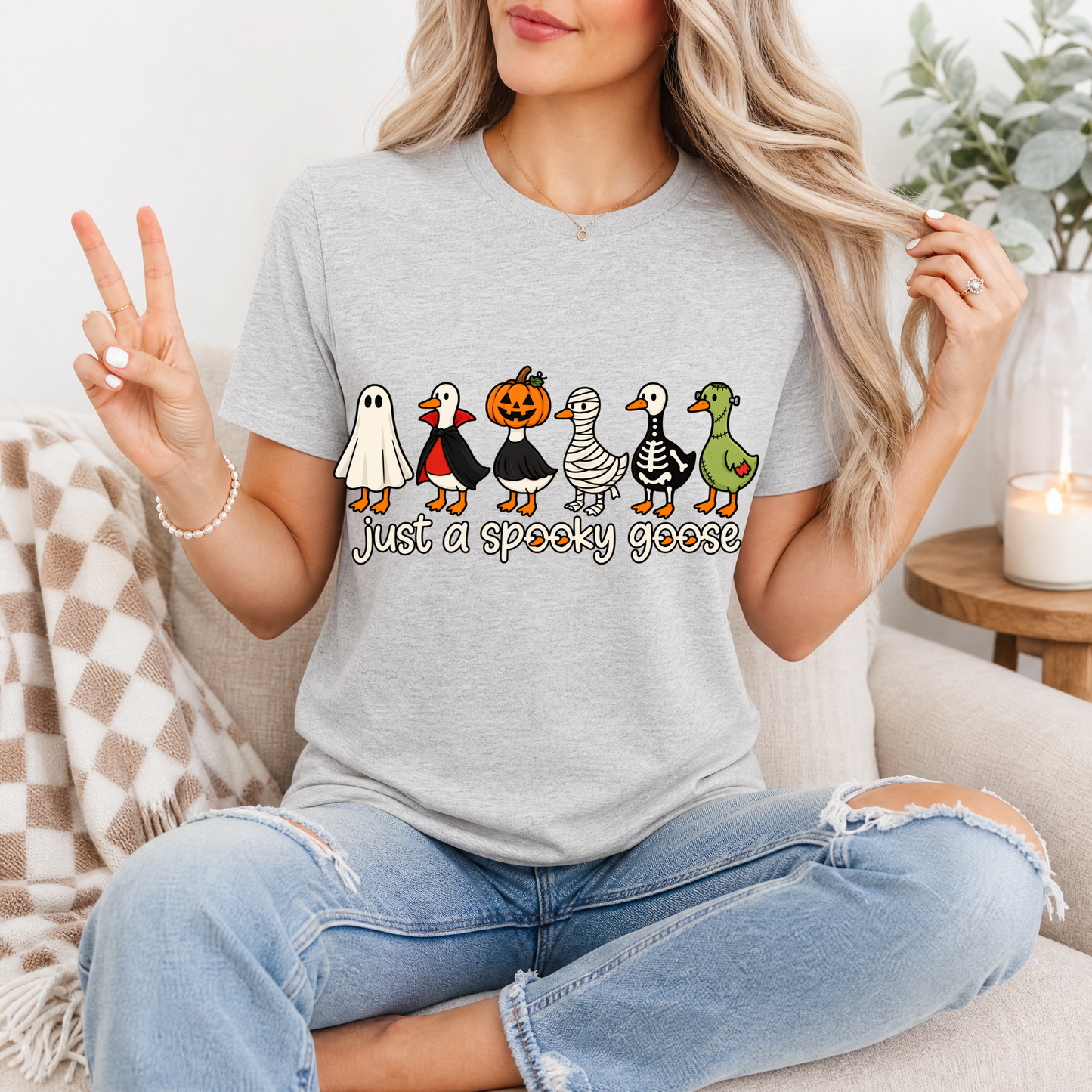 Spooky Goose x6 Premium Graphic Tee