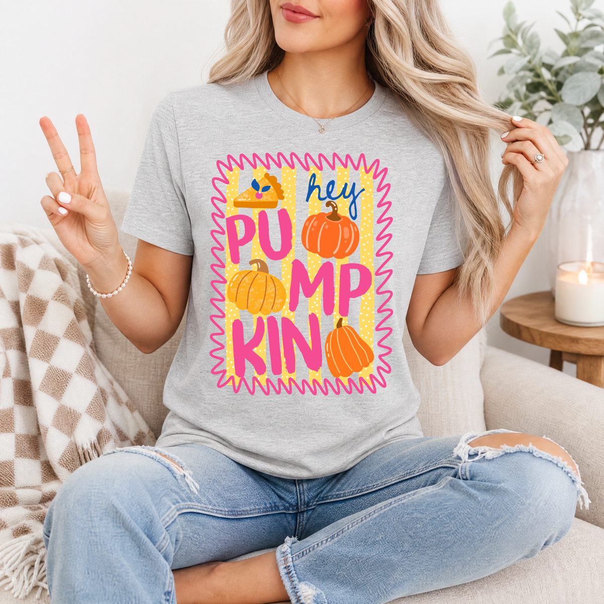 Hey Pumpkin Premium Graphic Tee