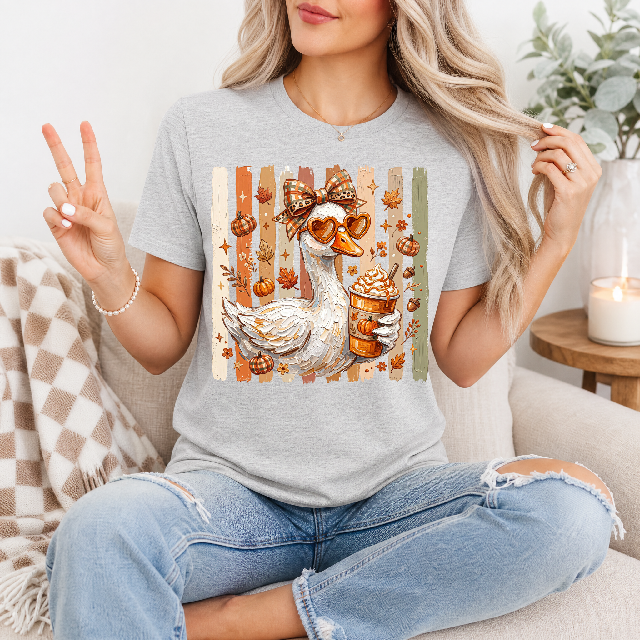 Pumpkin Spice Goose Premium Graphic Tee