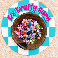 8–14mm Acrylic Bead Mix | Assorted Colors & Finishes