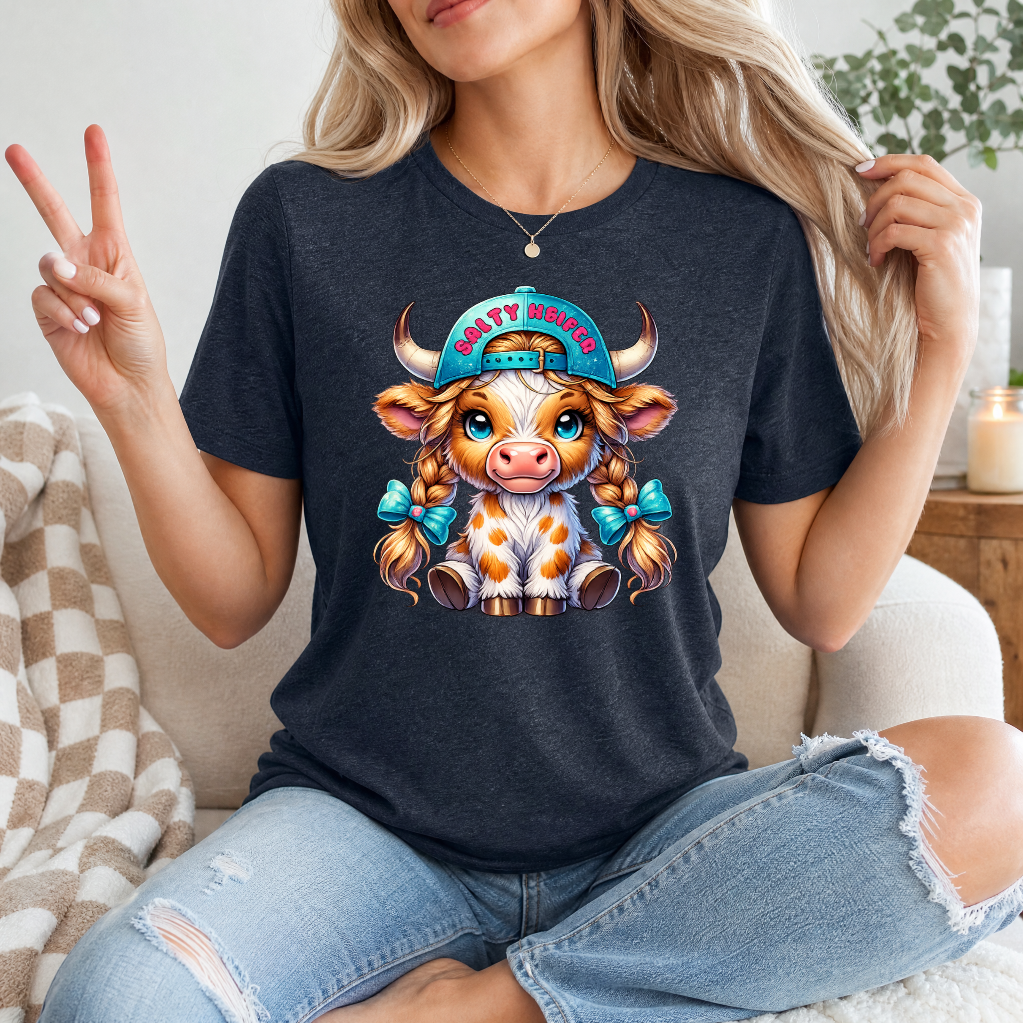 Salty Heifer Premium Graphic Tee