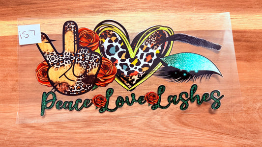 #157 Peach Love Lashes- Leopard