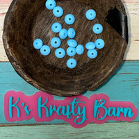 12mm Silicone Lentil spacers for beadable items-20pk K's Krafty Barn
