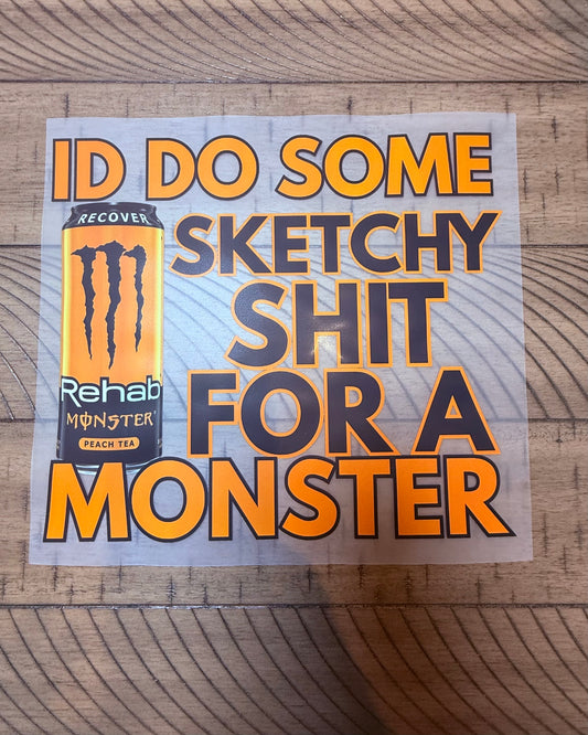 Peach tea Monster